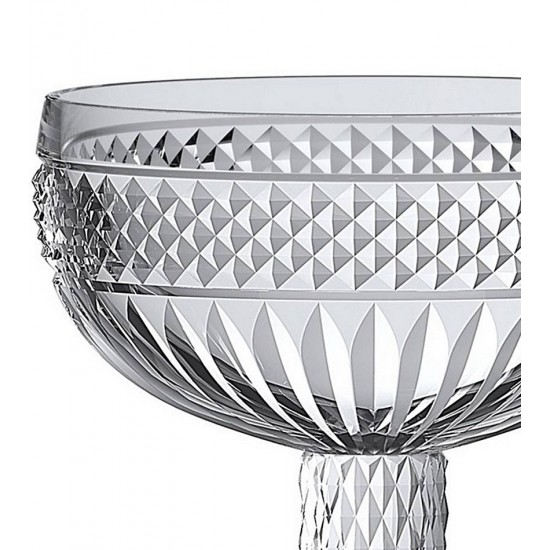Taça 10,7cm Altura Por 12cm Diâmetro Para Sobremesa Palace Em Cristal Ecológico